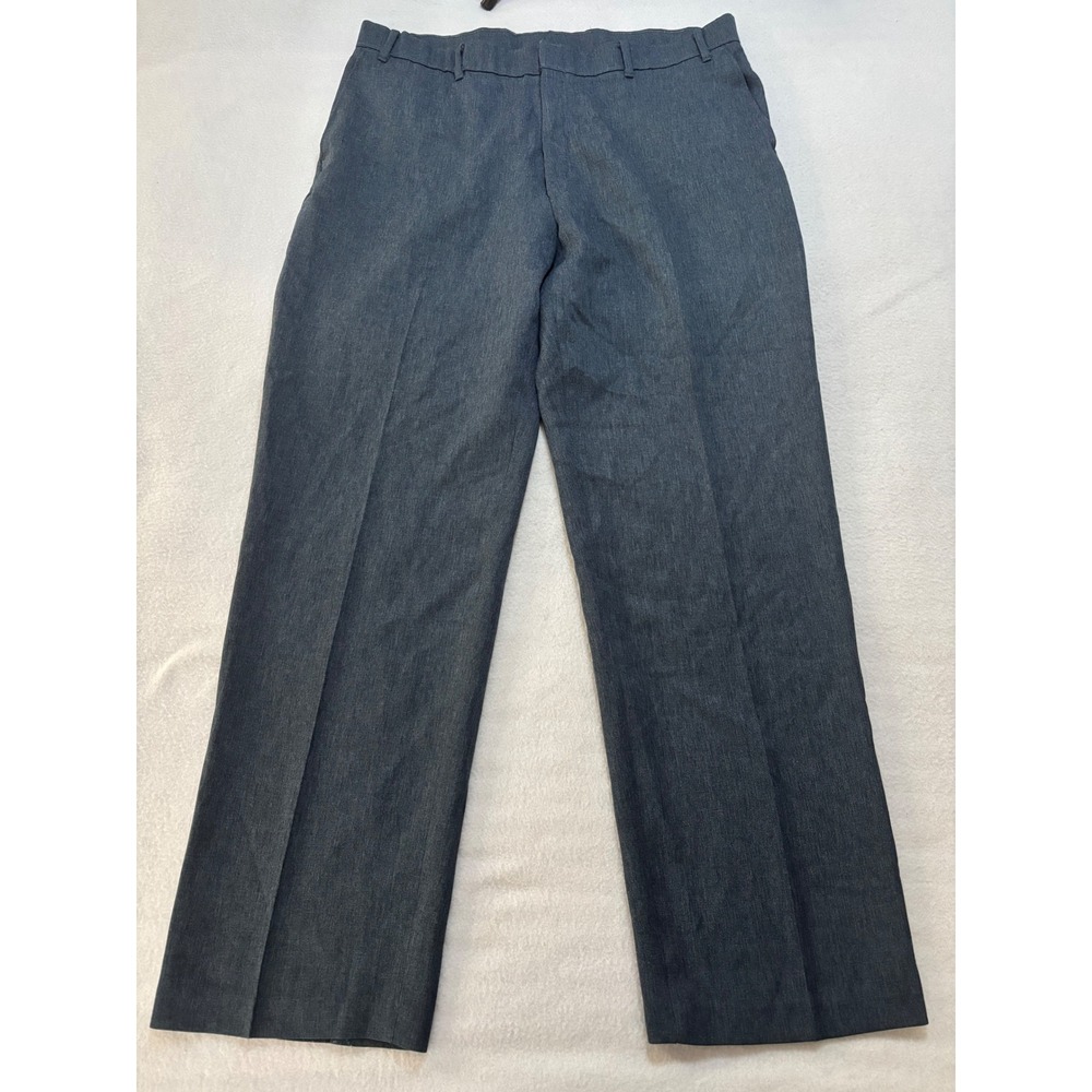 Levis Action Slacks Mens 40x32 Gray Vintage Flat Front Straight Leg Dress Pants